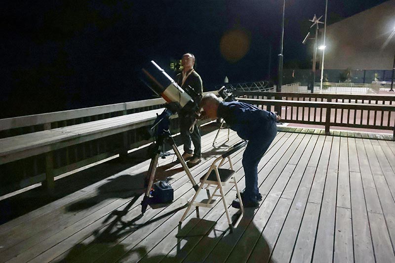三方五湖ネイチャークルーズの星空クルーズを開催